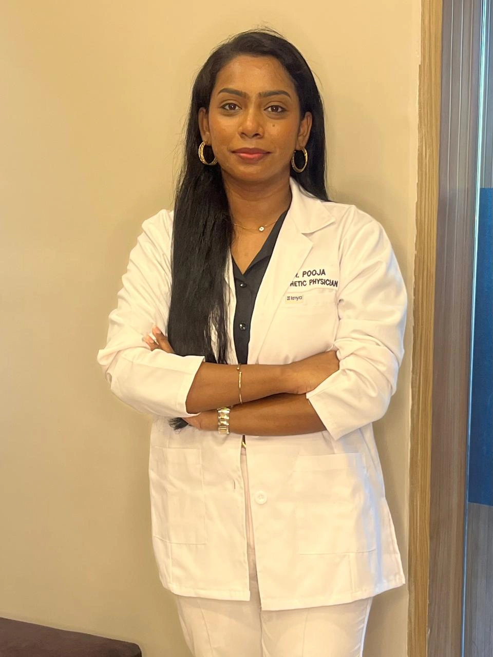 Portrait of Dr. Pooja Sri, aesthetic physician at iGlow Chennai
